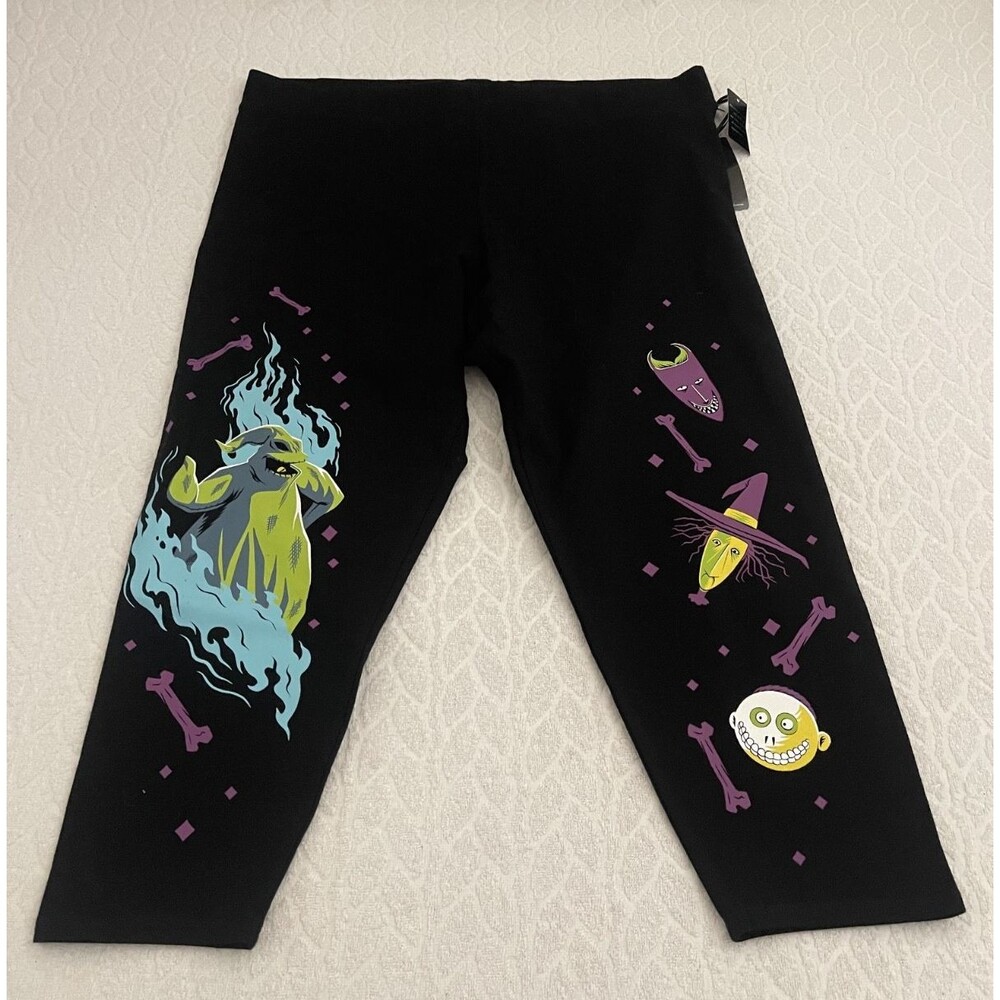 DISNEY TIM BURTON'S Sz 3X THE NIGHTMARE BEFORE CHRISTMAS Crop-Women's Leggings